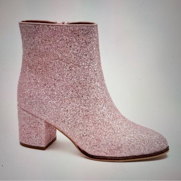 Comfy and chic glitter ankle boots in 5 fun colors. - Picture 5 of 5